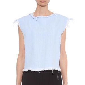 MARC JACOBS Sleeveless denim top